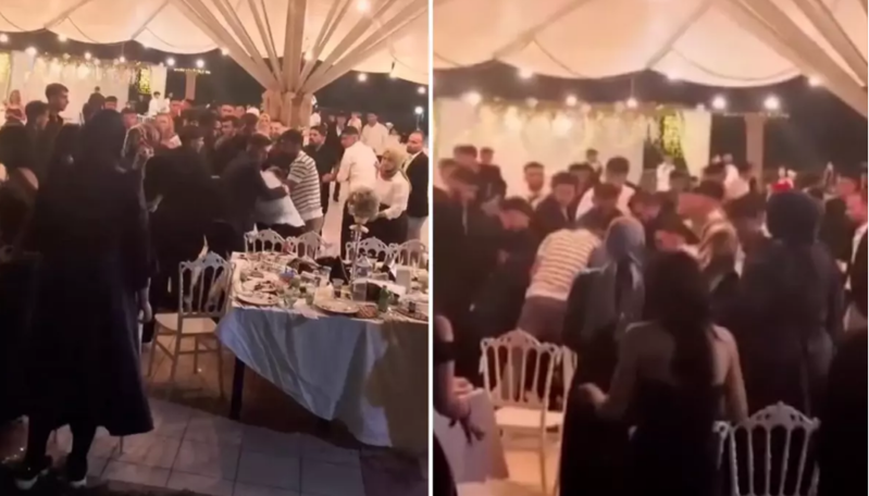 Məzuniyyət gecəsində dava - VİDEO