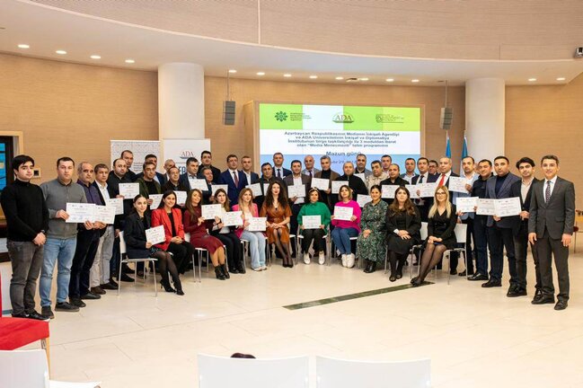 3 moduldan ibarət olan "Media Menecmenti" təlim proqramının üçüncü modulu keçirilib