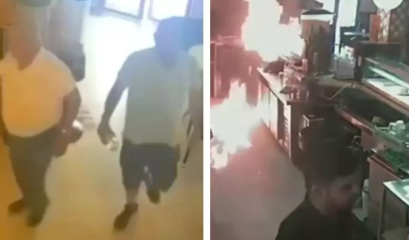 Müştəri mayonez üstündə kafeni yandırdı, 3 nəfər yaralandı - VIDEO