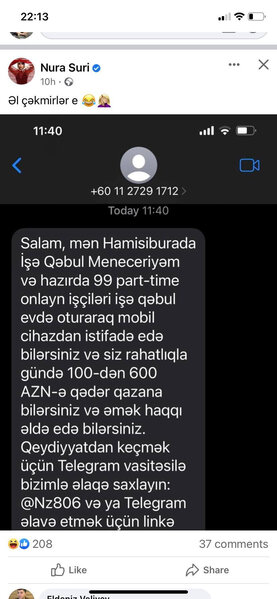 Bu mesajlardan sizə də gəlir? - Ehtiyatlı olun! - FOTO