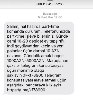 Bu mesajlardan sizə də gəlir? - Ehtiyatlı olun! - FOTO