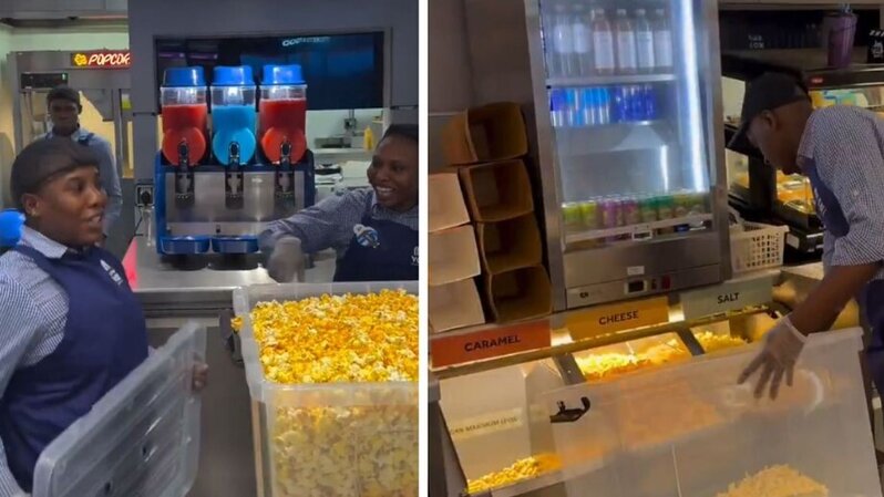 Kinozalda "limitsiz popkorn" elan edildi - maraqlı anlar yaşandı