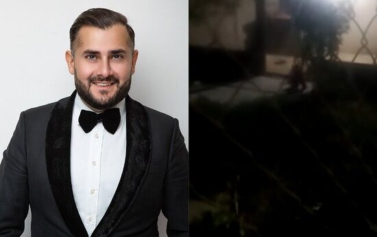 Murad Arifin bağ evinə ayı girdi - Video