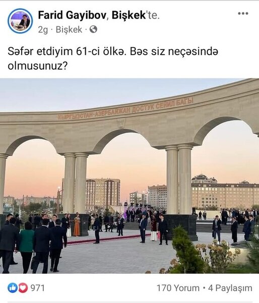 Nazirin paylaşımı tənqid olundu - FOTO