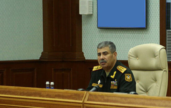 Nazirdən əsgərlərin xəstəliklərdən qorunması ilə bağlı tapşırıq