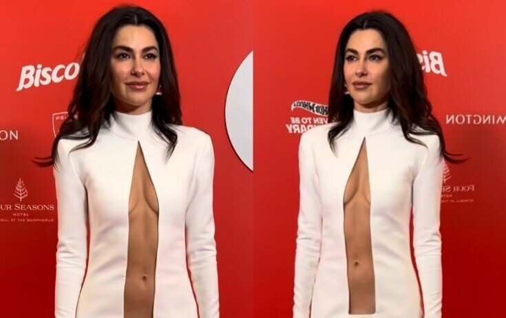 Nəsrin geyimi ilə gecəyə damğa vurdu - Video