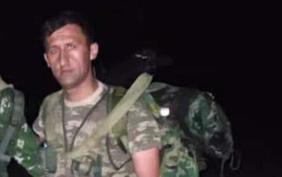Nəşi tapılan şəhid dəfn edilir - FOTO