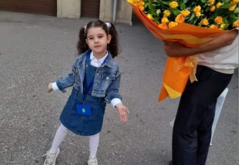 Erməni terroru nəticəsində hər iki valideynini itirən Nilay məktəbə BAŞLADI