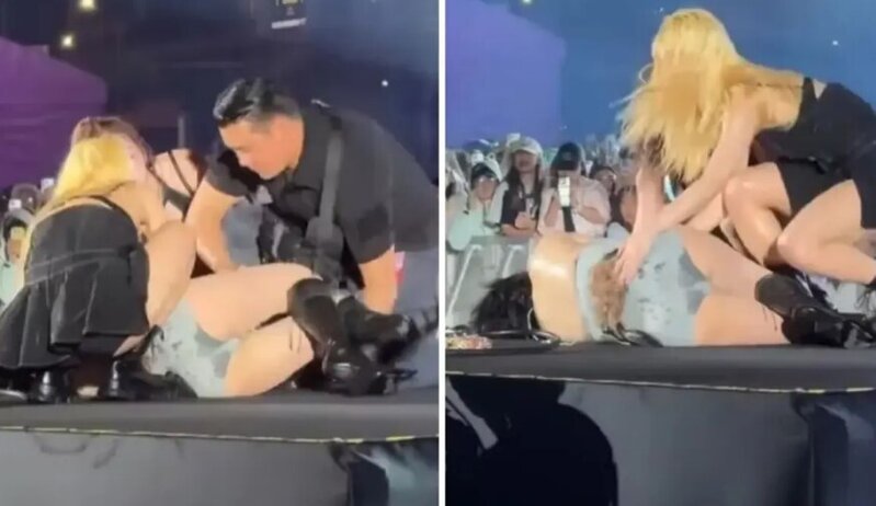 Məşhur pop ulduzu konsert zamanı yıxıldı: Səbəbi hamını təəccübləndirdi