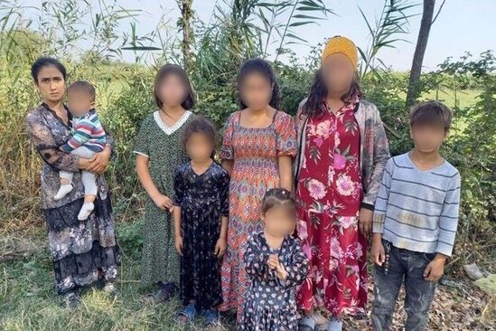 Dilənmək üçün Azərbaycana qanunsuz keçmək istəyən yeddi azyaşlı saxlanıldı