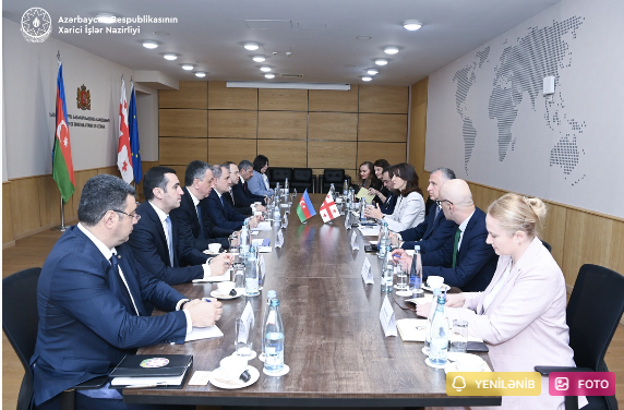 Azərbaycan və Gürcüstan XİN başçıları görüşüblər