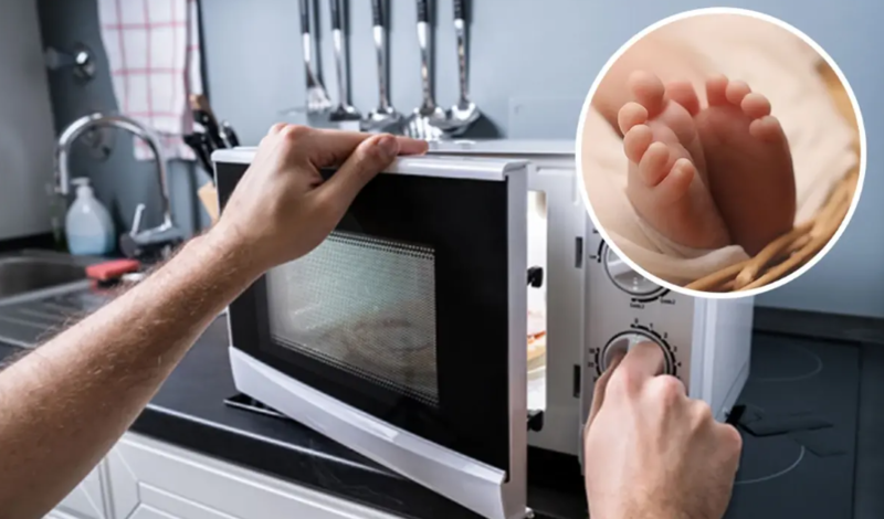 Dəhşətli hadisə: ana 4 həftəlik körpəsini mikrodalğalı sobada öldürdü