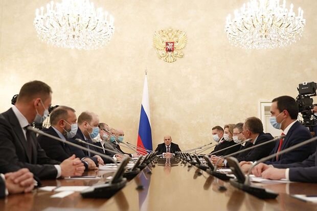 Rusiyada Hökumət Evində maska ​​rejimi tətbiq olundu