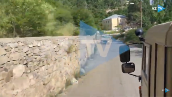 AZTV Laçın şəhərindən görüntülər yaydı - VİDEO