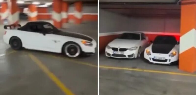 Ustalıqla park etdi, hər kəsi heyrətə saldı - VİDEO