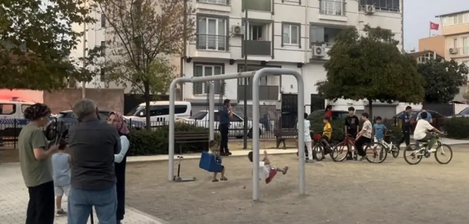 Parkda oynayan uşağa mərmi dəydi