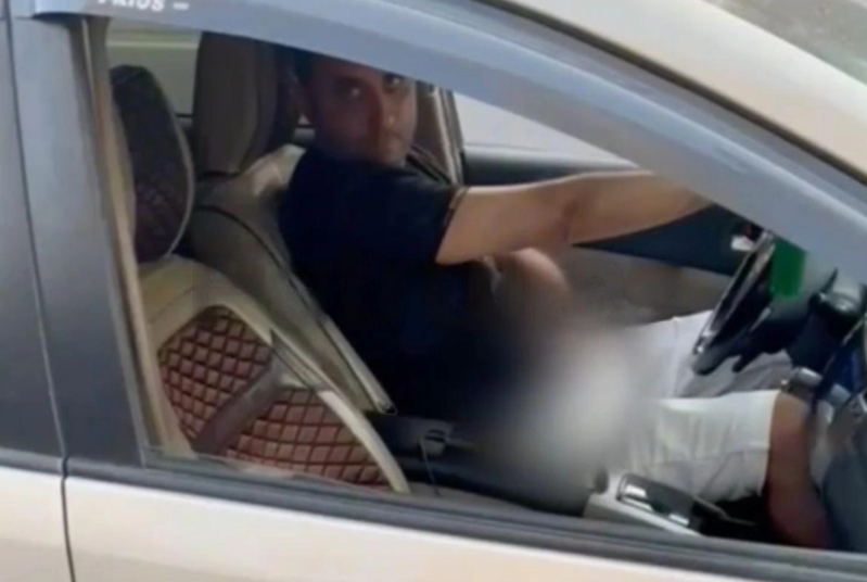 Taksi gözləyən xanıma qarşı qeyri-etik hərəkətlər edən sürücü barəsində tədbir görüldü