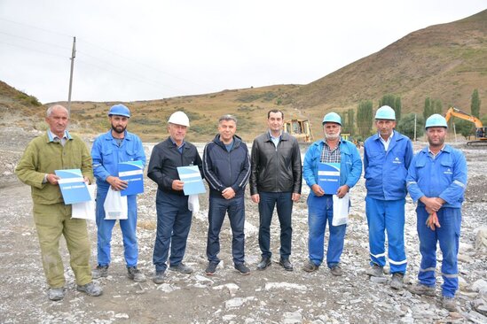 Baş direktor qazlaşdırılma işləri ilə yerindəcə tanış oldu - FOTO