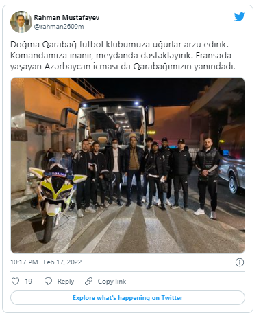 Gənclər və idman naziri və səfir "Qarabağ"ın futbolçuları ilə görüşüb - FOTO