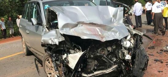 Qaradağda üç yük avtomobili toqquşub