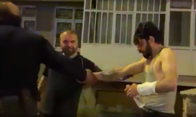 Polisin çevik müdaxiləsi faciənin qarşısını aldı - VİDEO