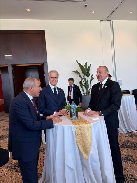 Prezident Misirdə Paşinyanla söhbətləşdi - Fotolar