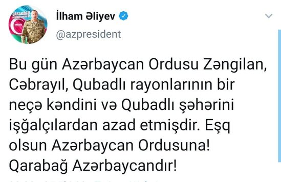 Qubadlının işğaldan azad olunmasından 1 il ötür - FOTO