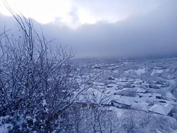 İsmayıllıda qar mənzərələri - FOTO