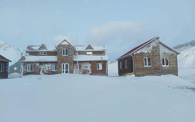 Rayonlara qar yağıb - Video