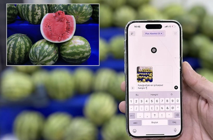 Qarpızın yaxşısını süni intellektin köməyi ilə seçdi: Kayseridə bazardan maraqlı GÖRÜNTÜLƏR