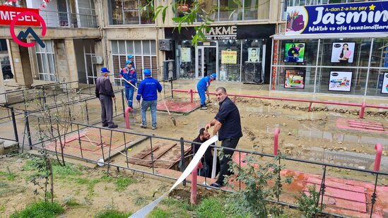 Qəza baş verən ərazidə vəziyyət necədir? - Fotolar