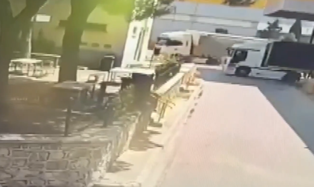 Qəzada həlak olan qadının son anları kameraya düşdü