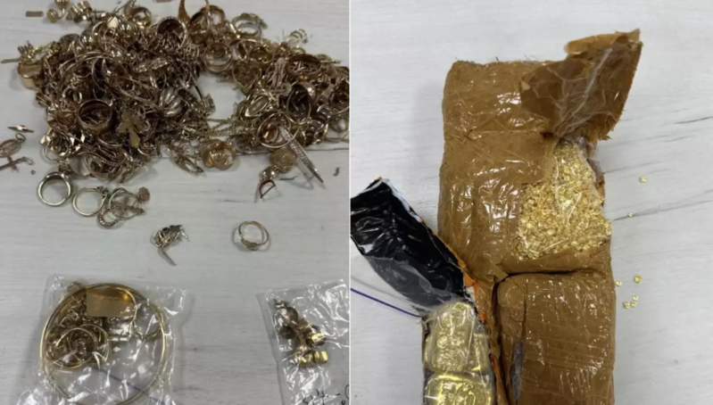 Sərhəddən 5 kiloya yaxın qızıl keçirməyə çalışan şübhəlilər saxlanıldı