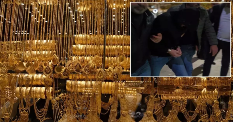 Qızıl mağazasından 170 bilərzik oğurlayan şəxs görün kim imiş! - VİDEO