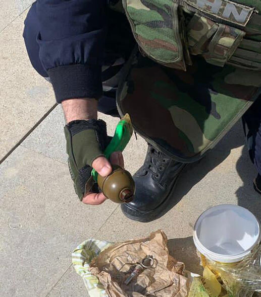 Xəzər rayonunda qumbara aşkar edilib - FOTO