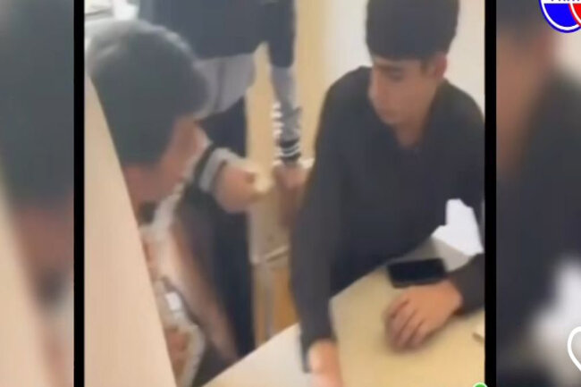 Şagirdlər məktəbdə qumar oynadılar -VİDEO