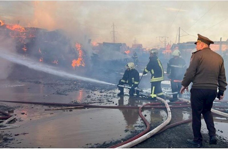 Dərnəgüldəki yanğın iqtisadiyyatımızı yandırır: "Baku Steel Company" artıq dörd gündür işləmir