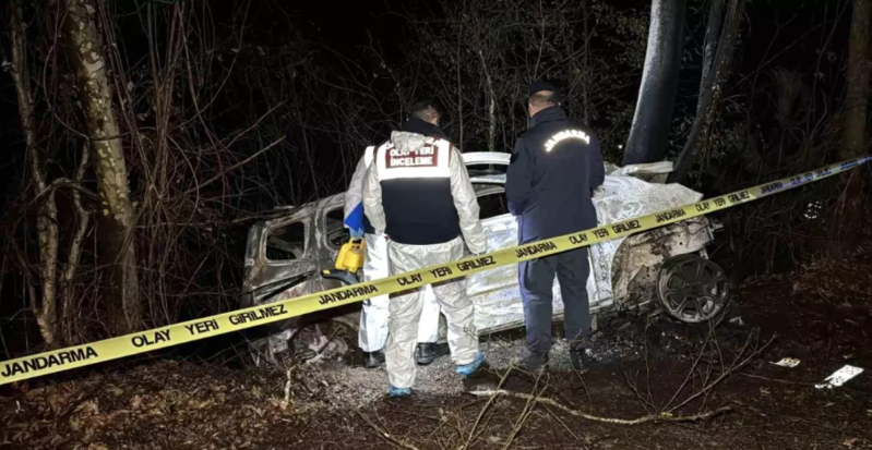 Gənc sürücü maşında yanaraq həyatını itirdi - VİDEO