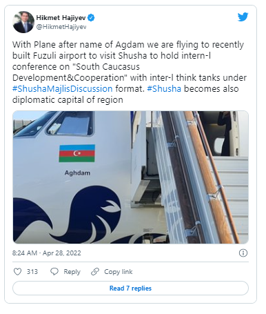 Şuşada beynəlxalq konfrans – Hikmət Hacıyev açıqladı - FOTO