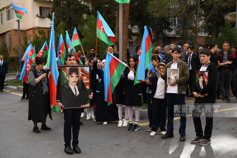 Daşaltıda 31 il sonra meyitinin qalıqları tapılan şəhidlə vida mərasimi başa çatıb - YENİLƏNİB - FOTO