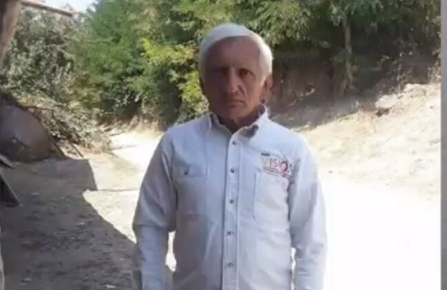 Dövlət sərhədini pozan Ermənistan vətəndaşının görüntüləri - VİDEO