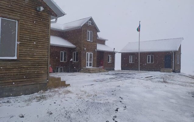 Şahdağa qar yağıb - Faktiki hava