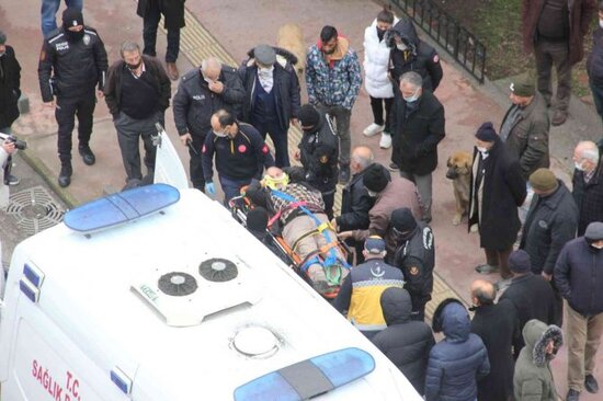 Motosikletlə piyadanı vurub atdı - ANBAAN VİDEO