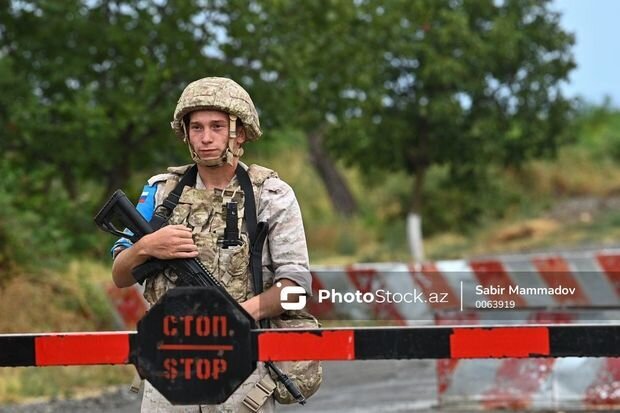 Rusiya sülhməramlıları Azərbaycandan getmək üçün Goranda toplaşdılar - FOTO