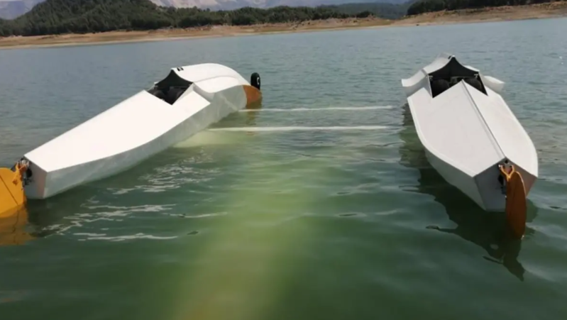 Burdurda təlim təyyarəsi Karacaören Su Anbarında qəzaya uğradı – pilotlar xilas edildi - VİDEO