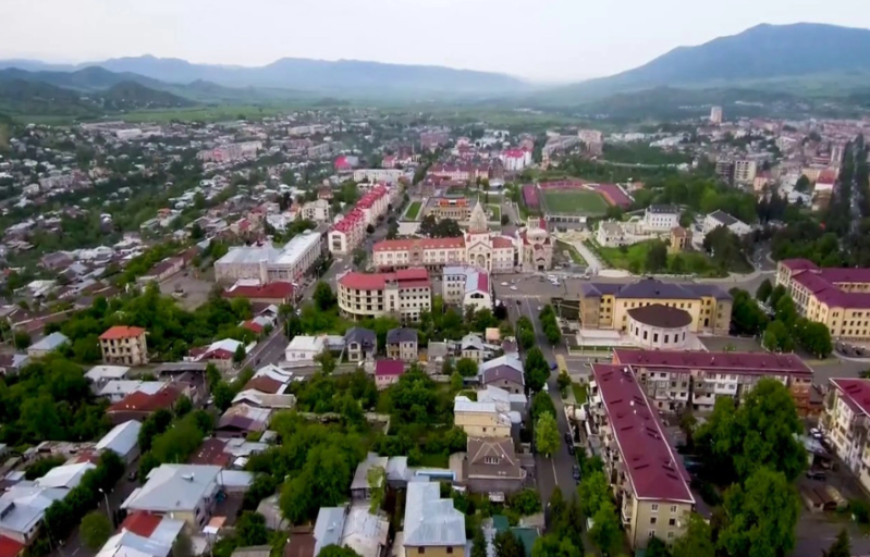 Xankəndi şəhərinin yeni görüntüləri yayıldı