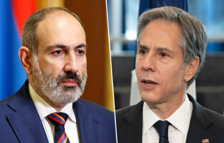 Paşinyan Blinkenlə İrəvan və Bakı arasındakı sülh prosesini müzakirə edib