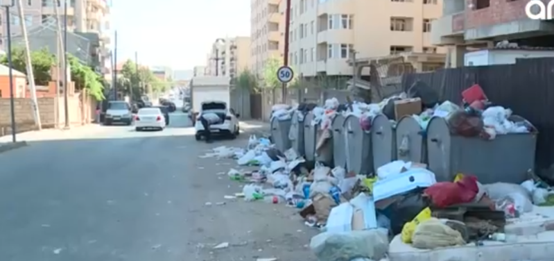 Xırdalanın zibillik problemi əhalinin çoxluğuna görə həllini TAPMIR - VİDEO