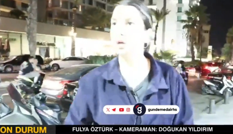 Beyrutda canlı yayımda "CNN Türk" müxbiri Fulya Öztürkə müdaxilə edildi