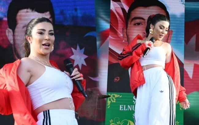 Şəhid fotolarının qarşısındakı rəqsi tənqid edildi